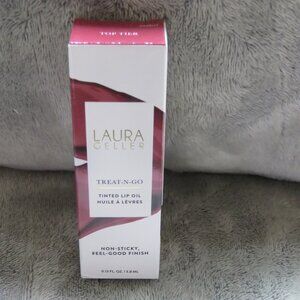 NEW NIB Laura Geller "Top Tier" (Wine)Treat-N-Go Tinted Lip Oil .13oz/3.8 ml
